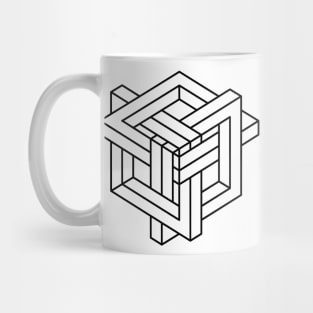 Impossible Shapes – Optical Illusion - Geometric Designs Mug